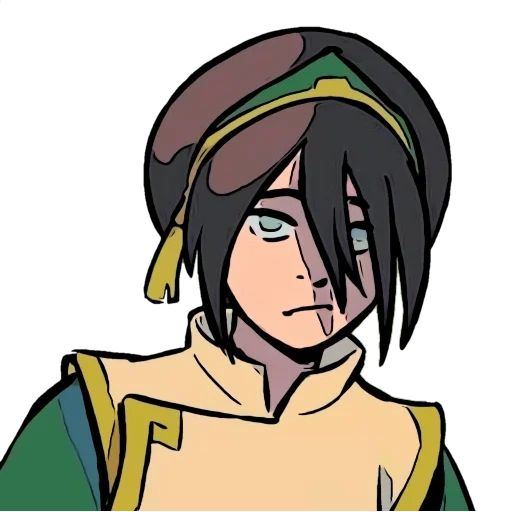 toph, cora incarnation, toph beifong, cartoon characters, pacific beifang
