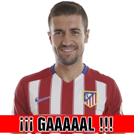 the male, atletico madrid, atletico de madrid, gabi spanish football player, griezmann barcelona with a white background