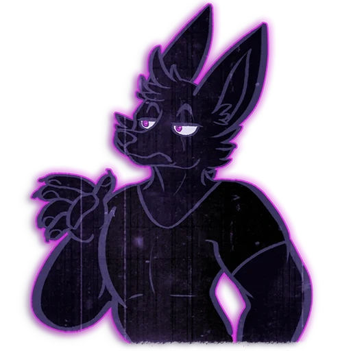 anime, humano, arte furri, shadow bonnie, arte de gatinho