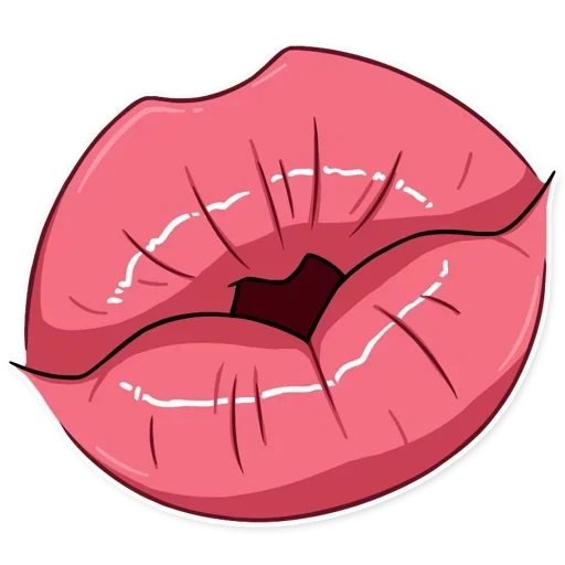le labbra, labbra e labbra, labbra rosa, clip per labbra, illustrazione delle labbra