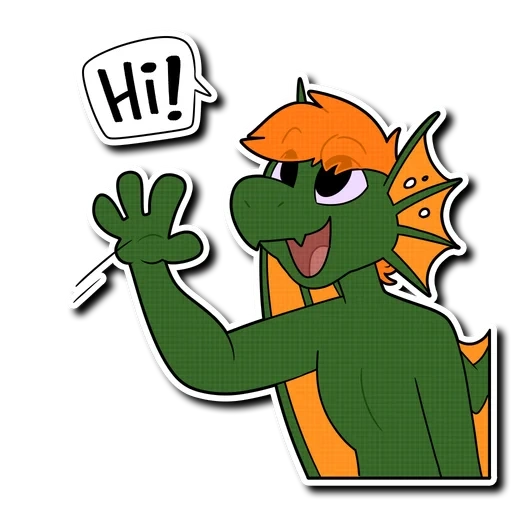 аниме, дракончик, том еддсворлд, happy frog fnaf 6, вымышленный персонаж