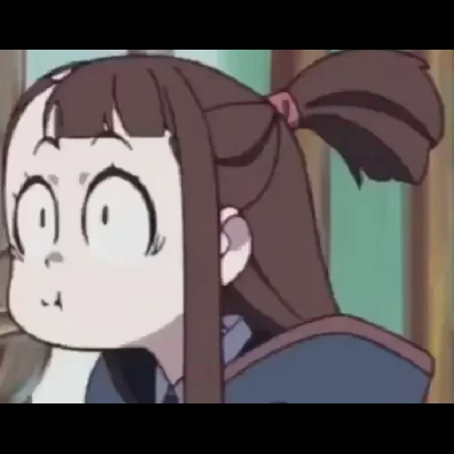 anime kawai, l'anime est drôle, anime akko mem, personnages d'anime, anime moments drôles