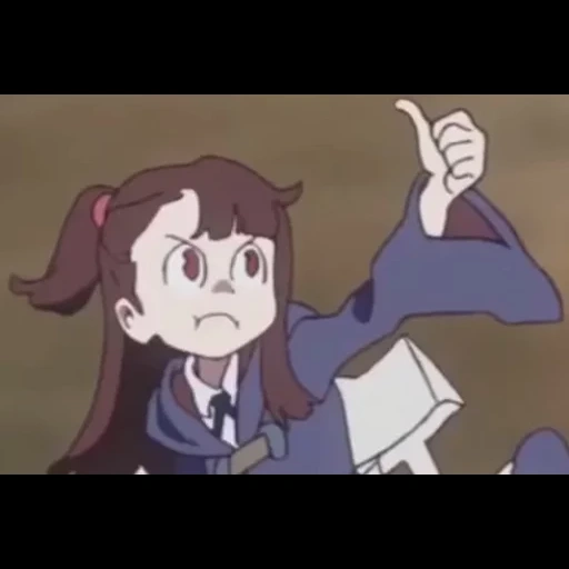 asuko kagari, anime academy of wortes, meme de petite sorcière universitaire, anime academy of witches akko, asuko kagari academy of witches