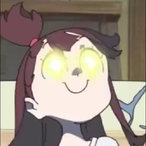 anime mignon, anime kawai, l'anime est drôle, personnages d'anime, asuko little witch academia