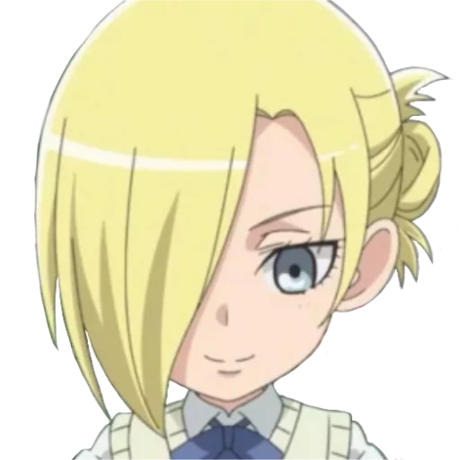 gambar anime, serangan titans, annie leonhardt, annie leonhart chibi, karakter gambar anime