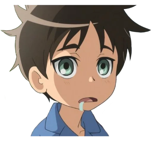 chibi shinji, detektif conan, karakter anime, detektif conan, titans of high school eren