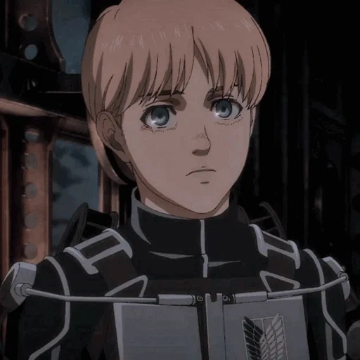 arlet de arminio, armin arlert, ataque de los titanes, armin arlert 4, ataque de armin titan 4 temporada