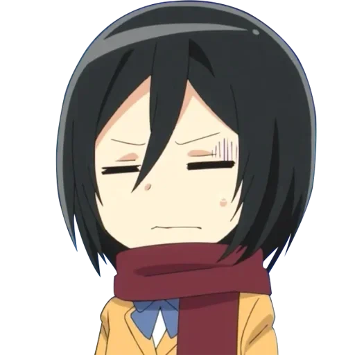 mikasa, imagen, mikasa chibi, mikasa akkerman, mikasa akkerman