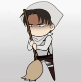 levy chibi, attack of the titans, levy ackerman chibi, gif titan attack, titan attack von chibi levi