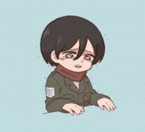 picture, eren chibi, anime characters, eren yeger chibi, attack of the titans chibi