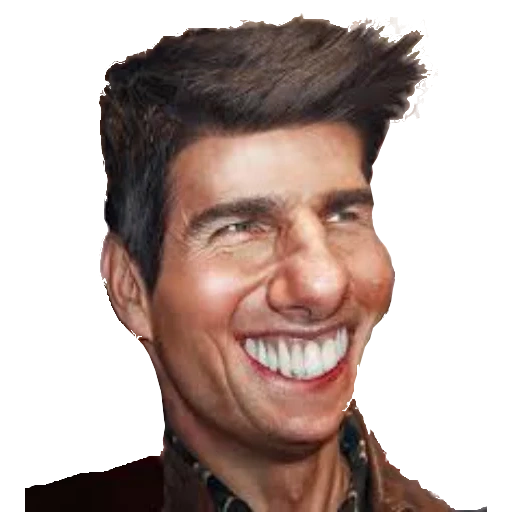 pack, hommes, tom cruise, tom cruise caricature