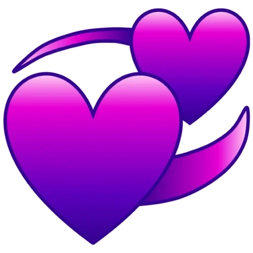smile's heart, emoji's heart, smile heart, heart of emoji, the heart is purple