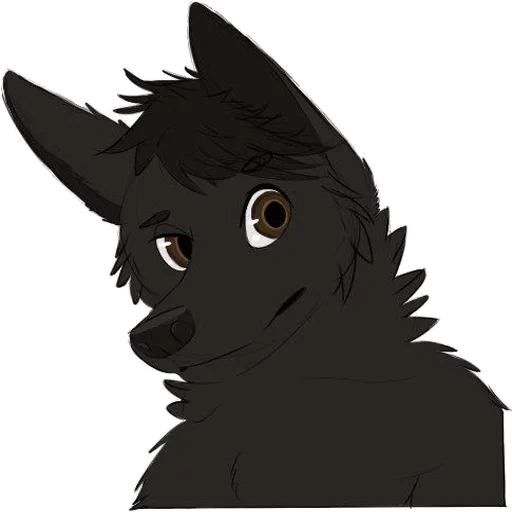 wolf, anime, wolf art, blinks wolf, black wolf anime