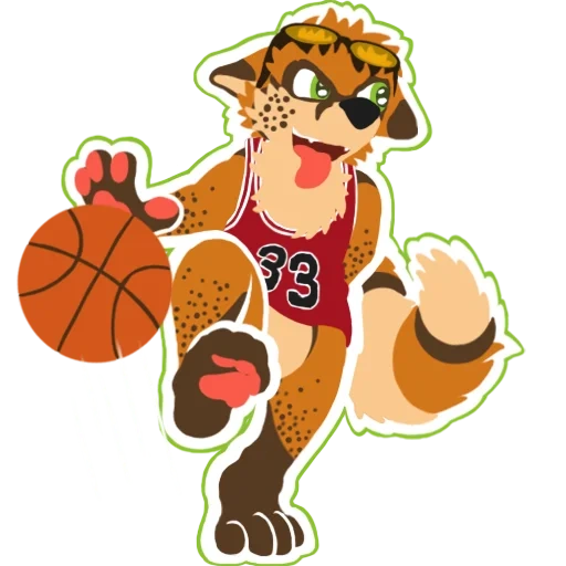 bola basket, beruang basket, ilustrasi maskot, pemain basket beruang, gambar pemain basket anjing