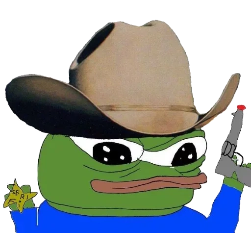 pepe, rospo di pepe, sceriffo pepe, autismo di pepe, pepe cowboy