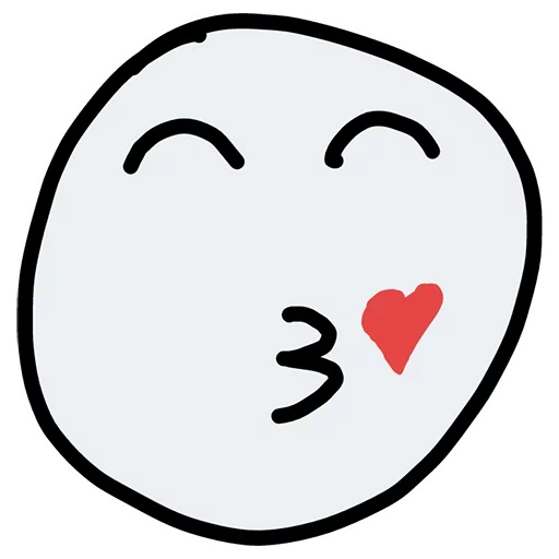smiley face icon, smiley face icon, the kiss of the smiling face, kissing badge, sketch smiling face with pencil