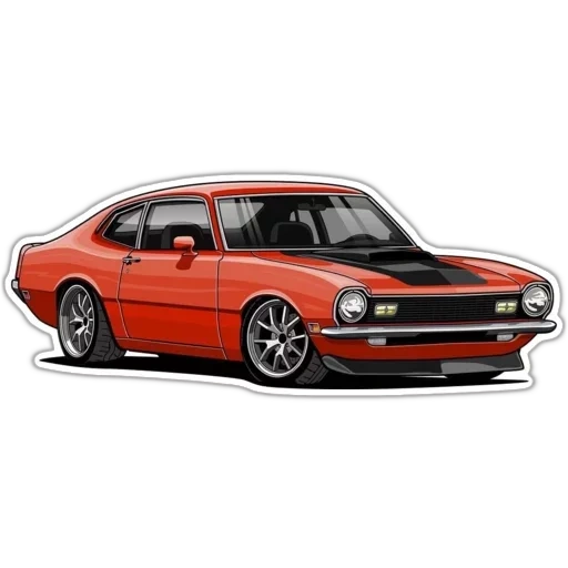 drag car, voitures, ford maverick, automatic motion art company, mustang