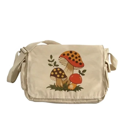 сумка, сумки, детская сумка, сумка грибами, гобеленовая сумка кошки signare