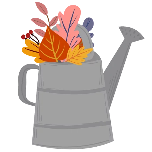 tasse, feuilles l'automne, fleurs du lac, illustrations vectorielles, lac à feuilles d'automne