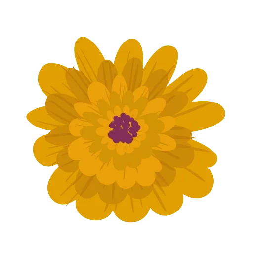 flores amarillas, la flor de icono, pétalo amarillo, icono de girasol, flor naranja del logotipo