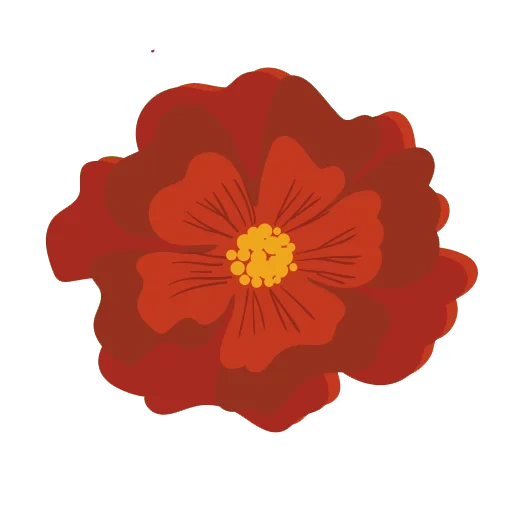 bunga-bunga, kelopak merah, kelopak bunga, clipart peony merah, poppy bunga pictogram