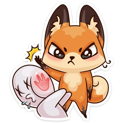 fox moon, the fox is cute, fox pattern, fox illustration, cute pattern of fox