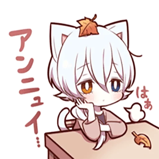 chibi kun, amigo e quadrinhos, animação tomoe, white kitten, personagem de anime