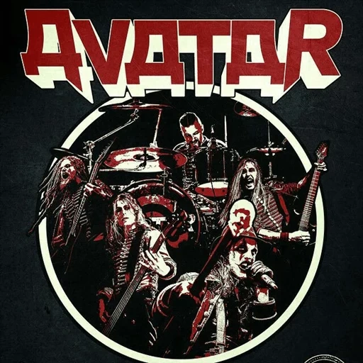 gruppo di logo avatar, saluta l'apocalisse, logo del gruppo avatar, gruppo sanguigno metallica, avatar salva il tour apocalypse