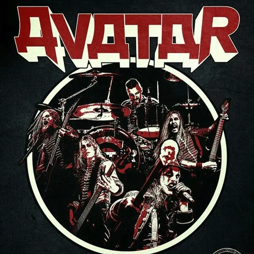 grupo de avatar de logotipo, saludar al apocalipsis, logotipo de avatar group, grupo de sangre de metallica, avatar hail la gira apocalypse