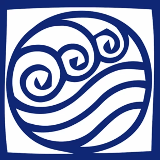 ulugbek, símbolo de água, o sinal da tribo da água, o símbolo da tribo da água, sinal da tribo de avatar mágica da água