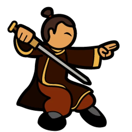 asiatique, samouraï, oncle iro, samouraï avec une épée, japonais de samouraï