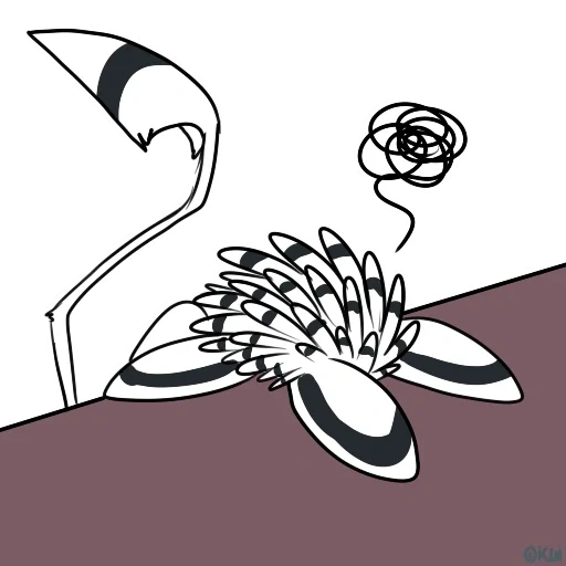 paquet, insecte, fleur du logo
