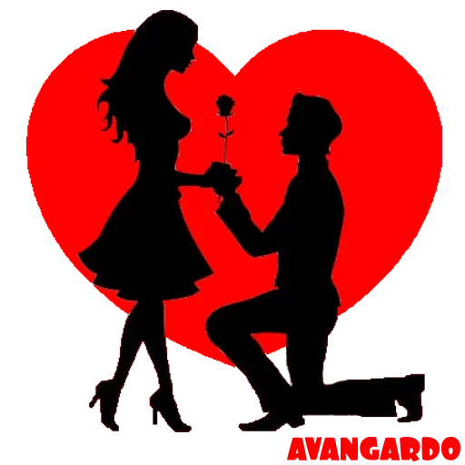 romantische silhouette, das romantische vasapa, die komplexität der liebe klippat, silhouette liebe romantik, postkarte mit verliebten paaren