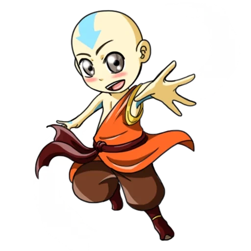an ang, chibi an ang, an ang avatar, la leggenda di avatar in aang