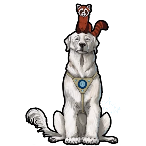 cane, anjing, cane da cartone animato come, cani di uno stile cartone animato, leggenda avatar su corre dog