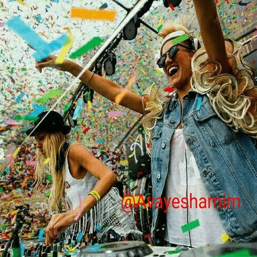 edm, tomorrowland, musik yang diperbarui, poster festival flash mob, dj blonde land of tomorrow