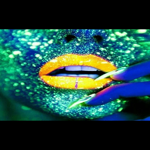 lip, people, lip gloss, neon lip, beautiful lips