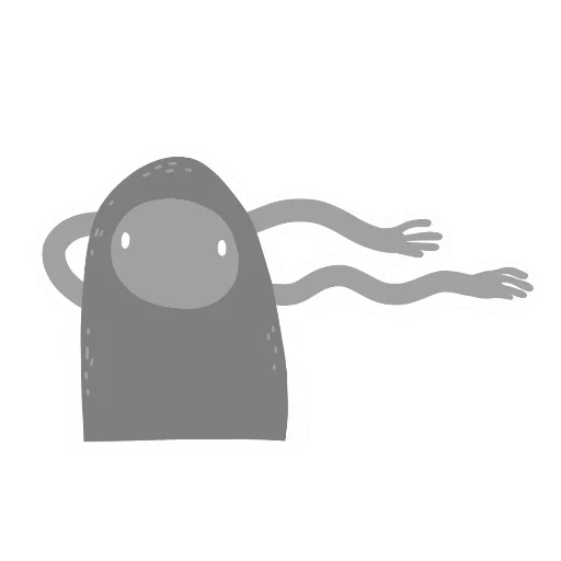darkness, monsters, the icon of the ghost, the symbol of the ghost, small ghost