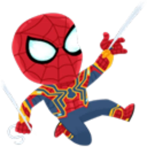 a toy, spider-man, cartoon superheroes, a small man spider, man superhero spider