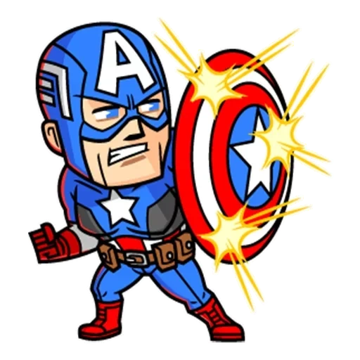 marvel, mini marvel, marvel mini hero, marvel hero captain america