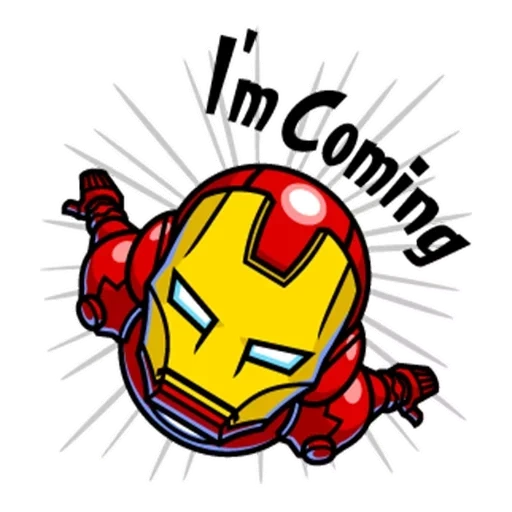 marvel, iron man, marvel mini hero, self-adhesive iron man