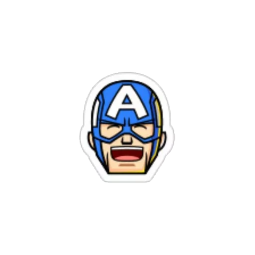 merveille, super-héros, captain america head, captain america marvel mask
