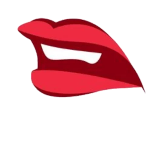 bibir, mulut bibir, bibir bibir, bibir merah, ilustrasi bibir