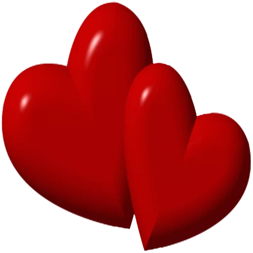 coeur, heart, deux coeurs, coeurs animés, animashka big heart