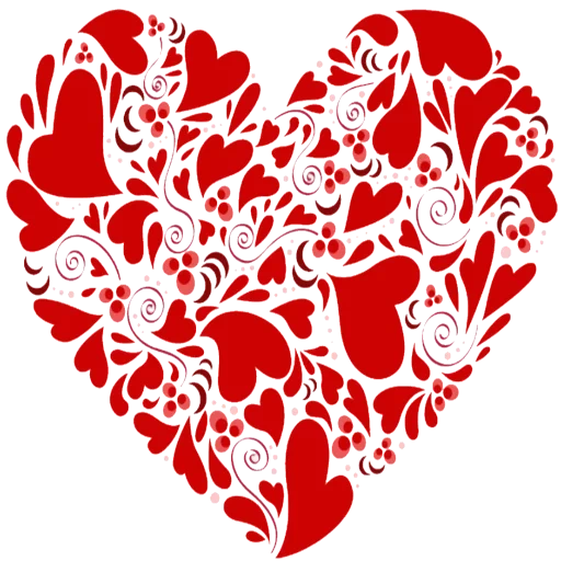 pattern heart, symbol of the heart, the heart is vector, red heart, the heart is vector