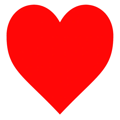 corazón, plantilla del corazón, el corazón es símbolo, el corazón es rojo, el corazón rojo de la prensa