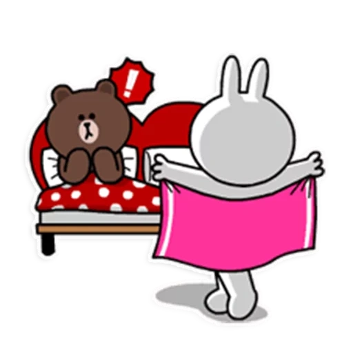 cony brown, brown cony, line brown