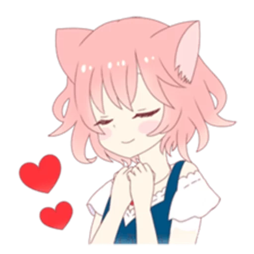 anime mignon, mari koneko, anime astolfo, yuno gasai neko, anime kawai neko