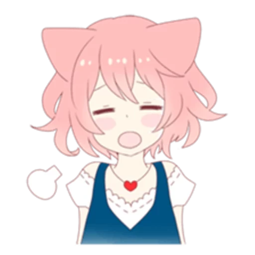 anime, ragazza gatto, arte anime, mari koneko, anime astolfo