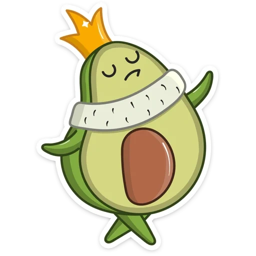 avocado, das muster der avocado, cartoon avocado, avocado, avocado niedliche muster